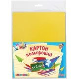 Набір кольорового картону  А4  (12кол/12арк)  1 ВЕРЕСНЯ