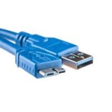 Кабель USB3.0  AM to microUSB 5P  0,1м  PowerPlant