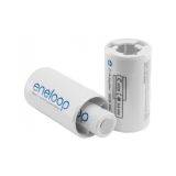 Адаптер перехідник Panasonic Eneloop з типу AA на C 2BP