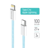 Кабель Type-C  to Apple Lightning 1,0м  ColorWay  3.0A  синій