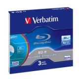 Диск BD-R Verbatim 25G SL Slim Color