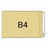 Конверт В4 SK + L крафт
