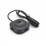 Концентратор VEGGIEG USB 2.0 HUB 4port V-U2409 Концентратор VEGGIEG USB 2.0 HUB 4port V-U2409
