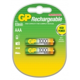 Акумулятор GP  тип AAA  1000мАг  (2шт.)