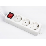 Мережевий фільтр  1,8м  3 розетки  Maxxter white