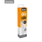 Кабель USB  AM to Lightning  0,25м  ColorWay  білий