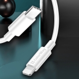 Кабель Type-C to Lightning  1,0м  ColorWay  3.0A  білий