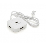 Концентратор VEGGIEG  USB 2.0  HUB 4port  V-U2408