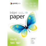 Папір PrintPro фото глянець  180g  10х15 *100арк