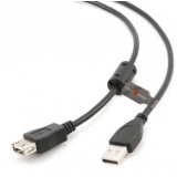 Подовжувач USB  1,8м  (AM/AF)  ферит