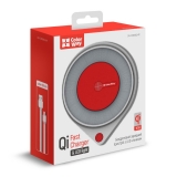Зарядний пристрій бездротовий ColorWay  Qi Fast Charger (10W) & LED