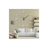 Годинник 3D DIY Clock ZH034  (019)  Silver
