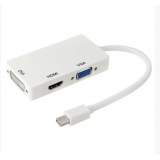 Кабель-перехідник  miniDisplayPort to HDMI/DVI/VGA