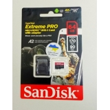 Карта пам'яті microSDXC  64Gb (Class 10)  SanDisk  UHS-I + SD adapter