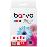Папір BARVA  матовий  230g  10x15 *50арк