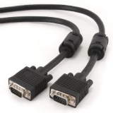 Кабель сигнальний моніторний HD15M/HD15M  3м  Cablexpert  з 2ма феритовими кільцами, black