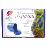 Фарби акрилові художні 6 кольорів