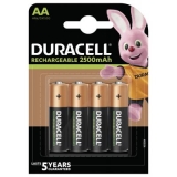 Акумулятор Duracell  тип AA  2500мАг  (4шт.)