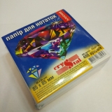 Папір для нотаток  85*85*400  CRYSTAL  клеений зебра