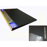 Швидкозшивач пластик на пружині з кишенею Economix