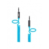 Кабель аудіо  1,8м  BELKIN (jack 3.5мм-M/jack 3.5мм-M) MIXIT Coiled, Blue