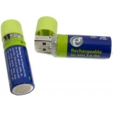 Акумулятор EnerGenie  тип AA  1300мАг  заряд от USB