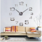 Годинник 3D DIY Clock ZH1809  ( 001)  Silver