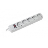 Мережевий фільтр  1,8м  5 розеток  Maxxter  grey