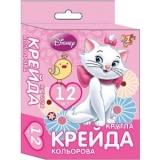 Крейда кольорова кругла 1 ВЕРЕСНЯ (6 кол/12шт)