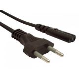 Кабель силовий 2pin 1,8м  Cablexpert  PC-184/2 чорний