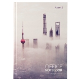 Книга канцелярська 192арк клітина  Axent Shanghai  тверда обкладинка