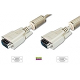 Кабель сигнальний моніторний HD15M/HD15M  1,8м  Digitus ферит