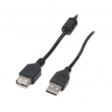 Подовжувач USB  1,8м  (AM/AF)  Maxxter ферит