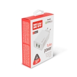 Зарядний пристрій ColorWay  2USB  Quick Charge 3.0 (36W)  білий
