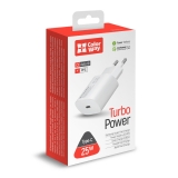 Зарядний пристрій ColorWay  1USB-Type-C  3A (25W)  білий