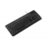 Клавіатура 2E  KS120 White backlight  USB  Black