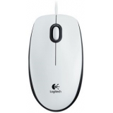 Миша Logitech  B100 Optical  USB White