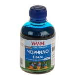 Чорнило Epson L100  WWM  E64  Cyan  200г