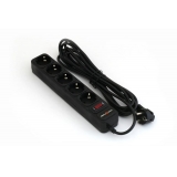 Мережевий фільтр  1,8м  5 розеток  Maxxter  black