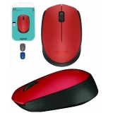 Миша бездротова Logitech  M171  WL Red/Black