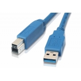 Кабель USB3.0  AM to BM  1,8м  PATRON синий