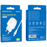 Зарядний пристрій USB  5G Borofone BA49A + кабель Ligftning